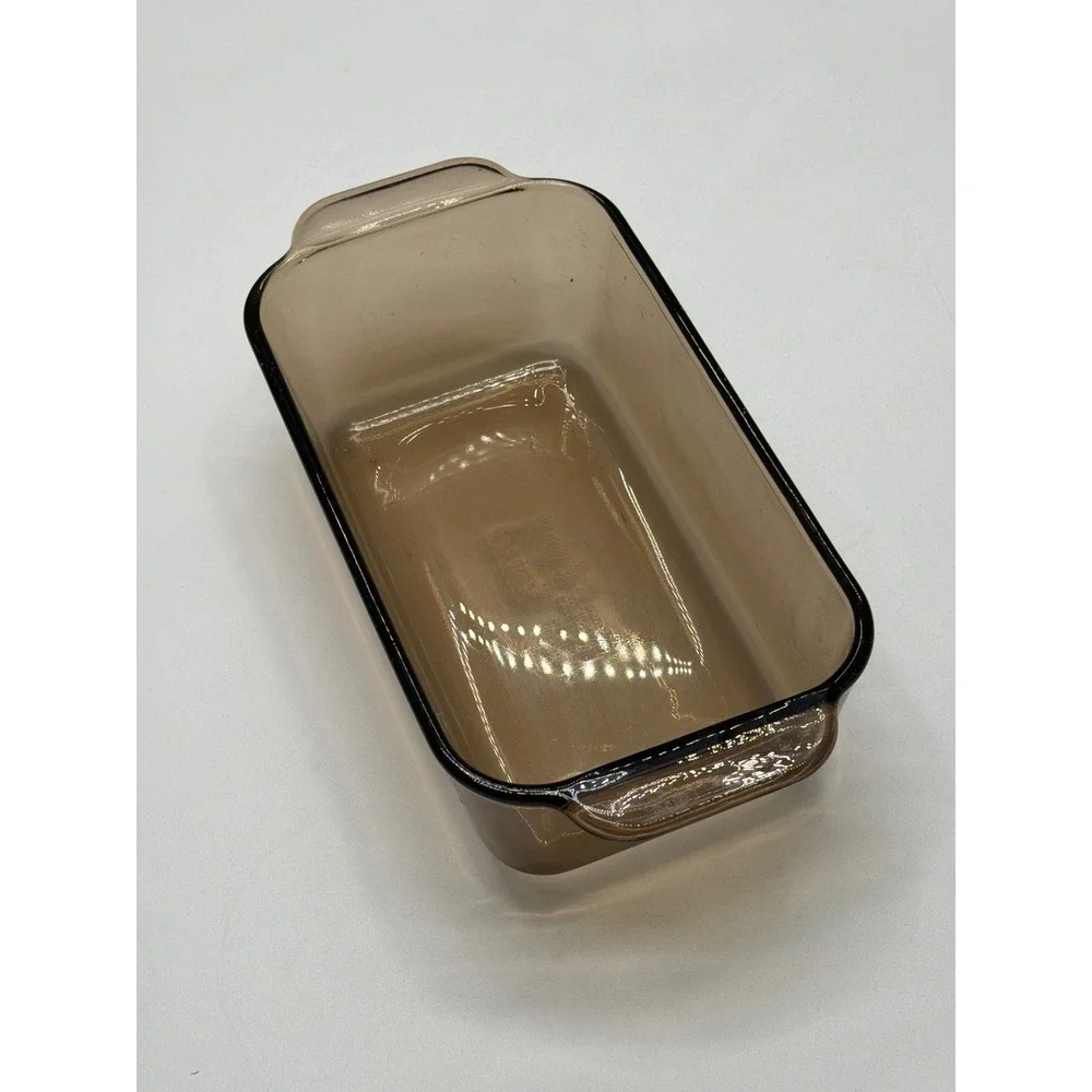 Pyrex 213-R 1.5 Qt Amber Glass Baking Dish Roasting Pan Oven Microwave Safe A-33